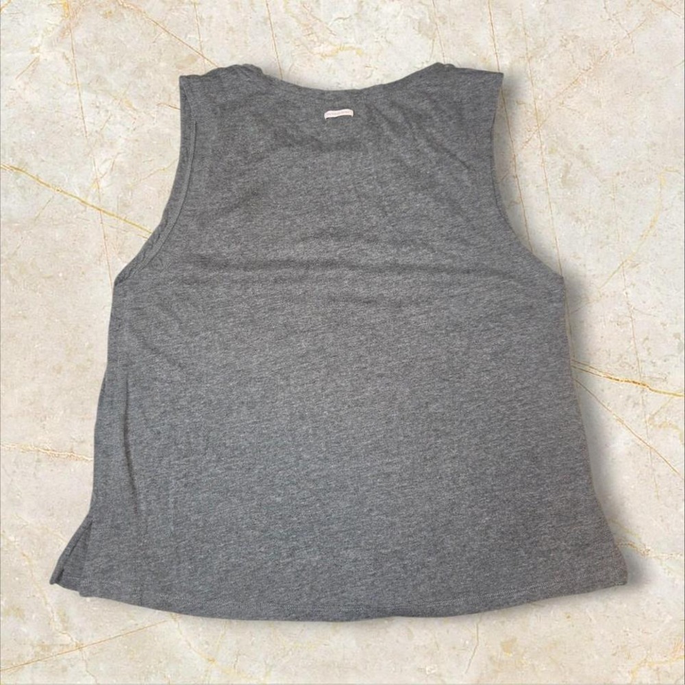 Victorias Secret Good Morning Angels Pajama Tank Top Gray Pink L Large - Picture 7 of 7